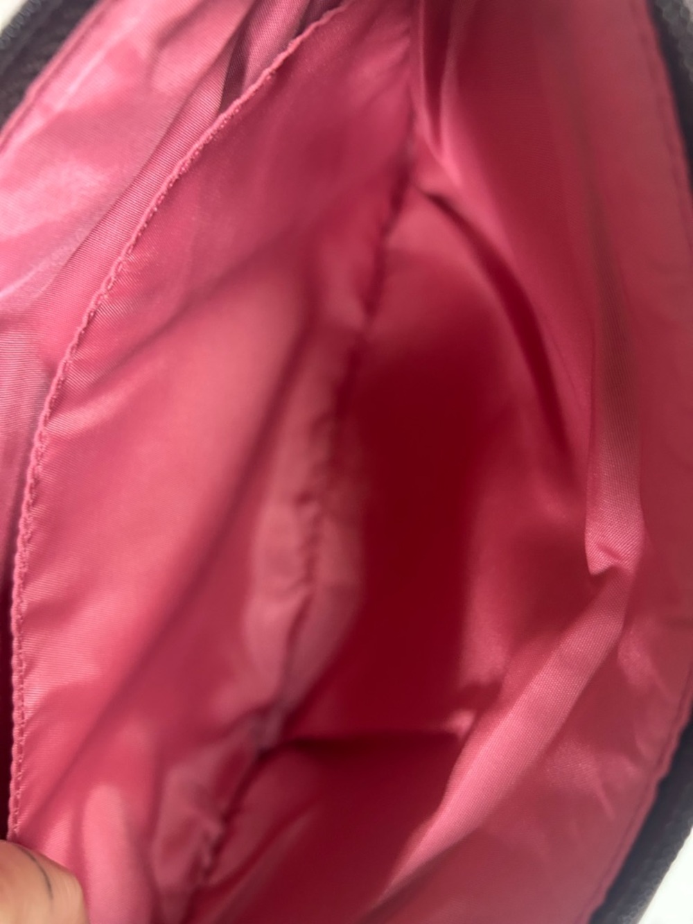 Coach Beige & Brown Signature Horse & Carriage Small Cosmetic Pouch - Picture 6 of 7